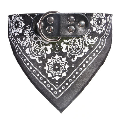 Pet Collars With Print Scarf