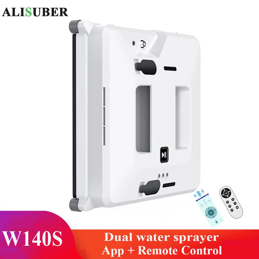 Window Cleaner Robot With Sprayer Smart Remote APP Control