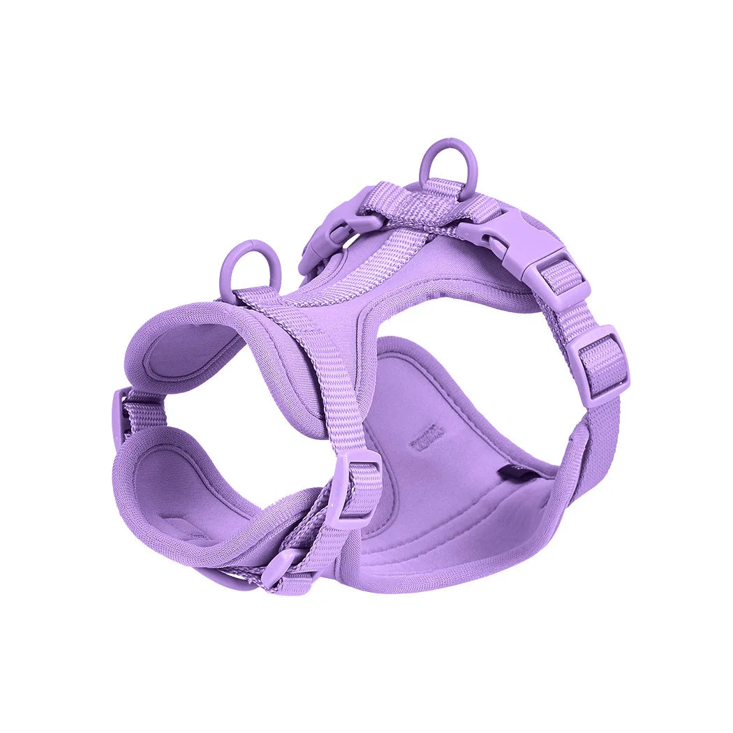 Durable PVC Pet Collar with Built-in Harness for Large/Small Dogs