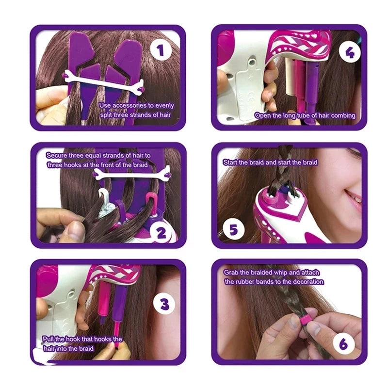 Automatic DIY Hair Knitting Machine for Braids