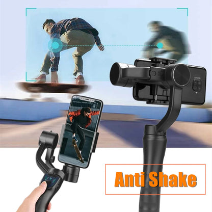 3-Axis Handheld Gimbal Phone Stabilizer with Extend Tripod for Smartphone