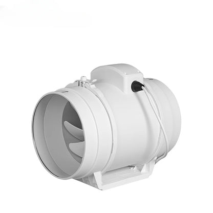 Super Silent Inline Fresh Air Mixed Flow Duct Extractor Fan With Variable Speed Controller