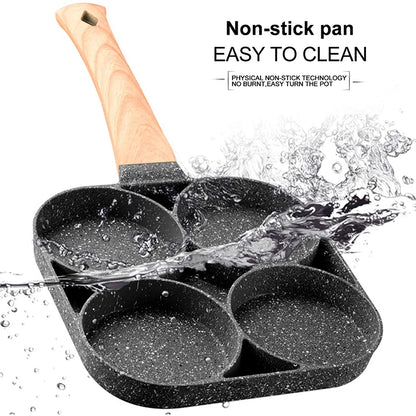 4 in 1 Divided frying pan