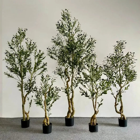 Large Artificial Olive Branches and Fruits 60-240cm
