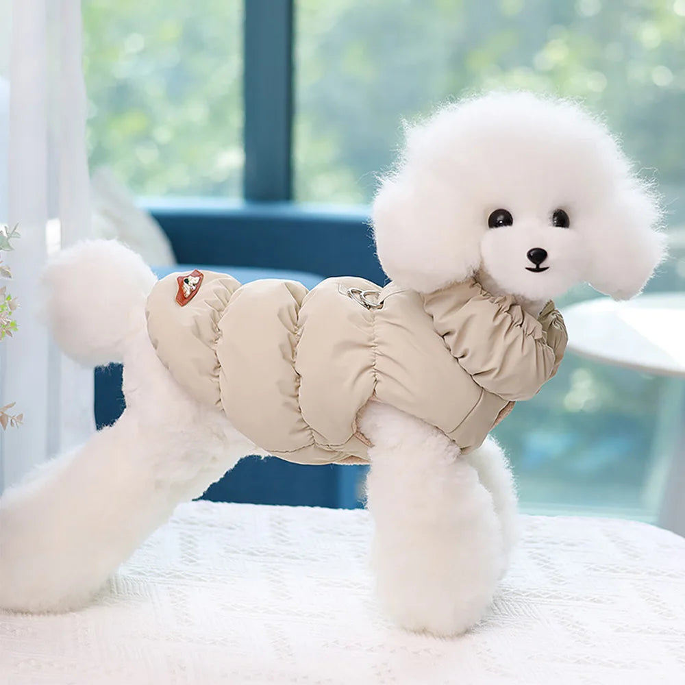 Soft Warm Dog Winter Clothes .
