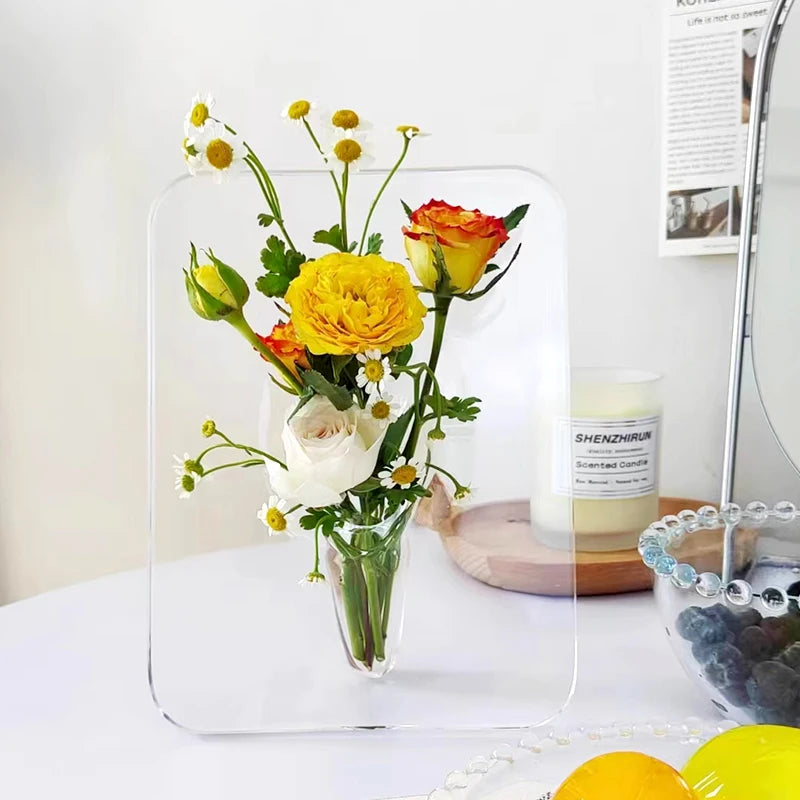 Modern Art Floral Flower Vase