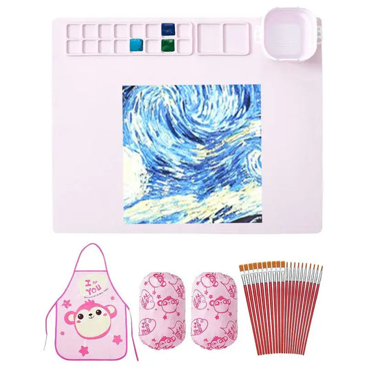 Silicone Painting Kids Mats