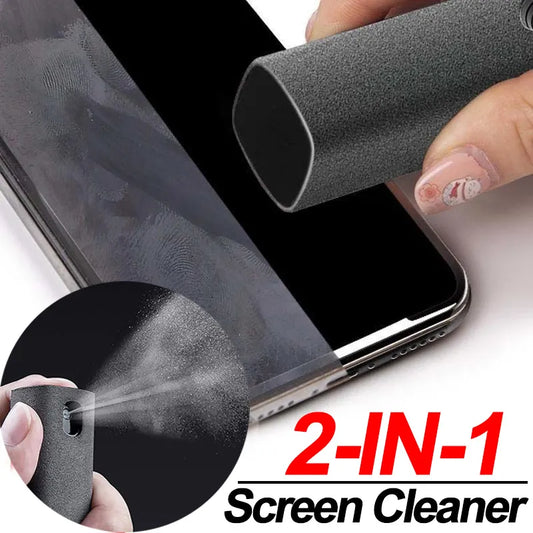 2 In 1 Phone Screen Cleaner & Spray Bottle