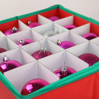64 Grids Compartments Christmas Ornament Storage Container