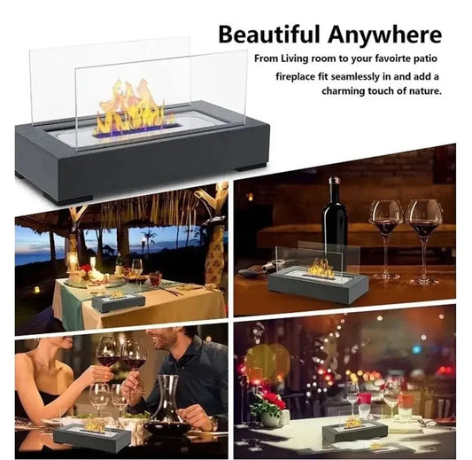Outdoor/Indoor Alcohol Mantel Fire pit
