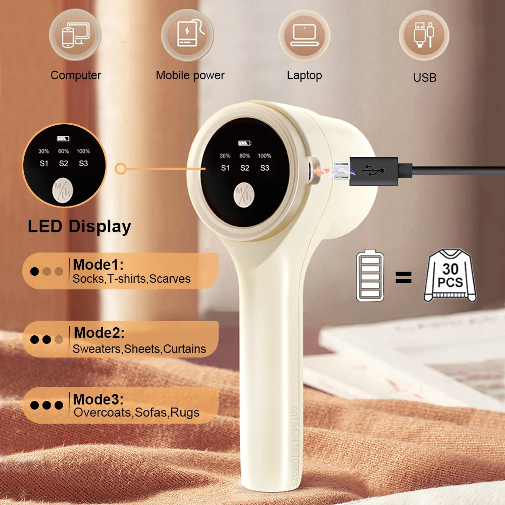 Portable Rechargeable Electric Lint Remover