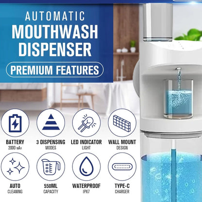 550ml Automatic Mouthwash Dispenser