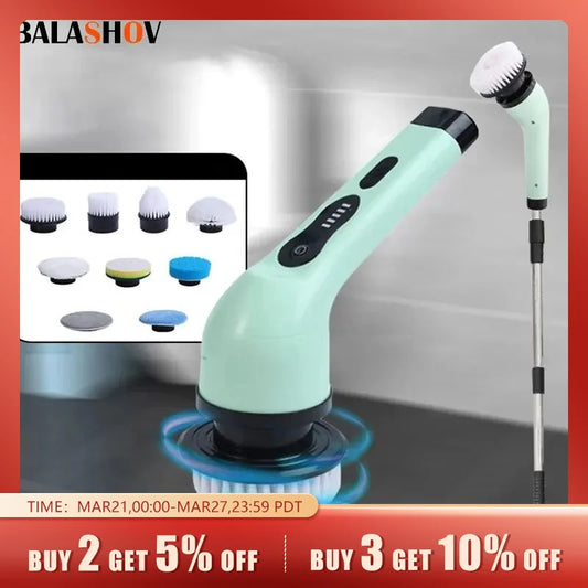 Wireless Electric Cleaning Brush Bathroom