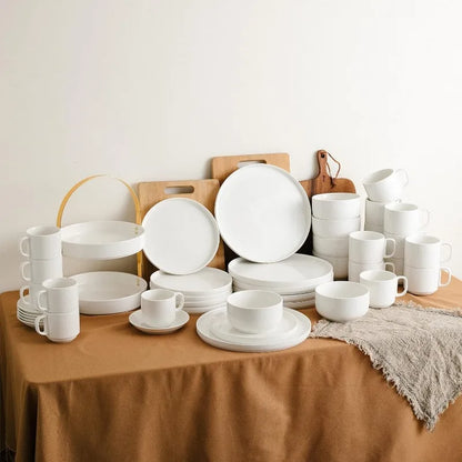 Porcelain White Dinner Plates